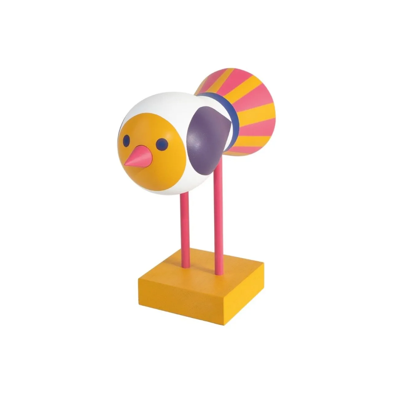 New Birds 1967 No.1 Rosa/Gul Träfigurer|Julfigurer