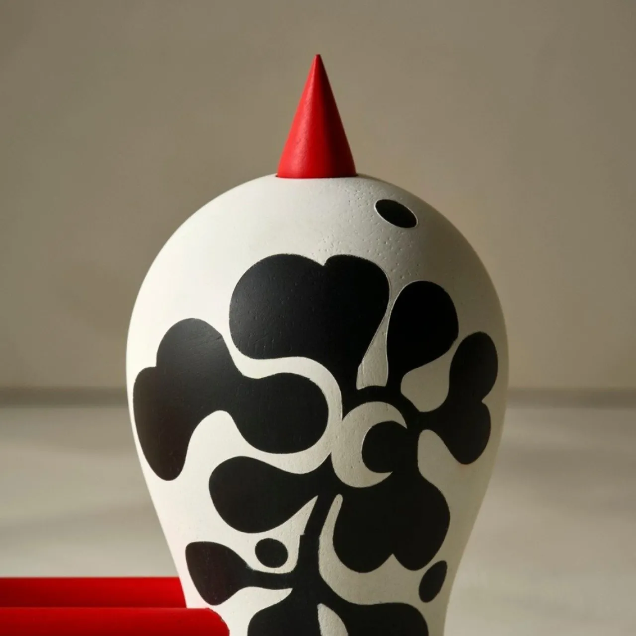 Clearance Birds 1967 No.3 Svart /Vit Träfigurer|Julfigurer