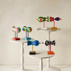 Clearance Birds 1967 No.3 Svart /Vit Träfigurer|Julfigurer