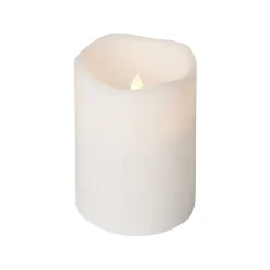 Sale Blockljus LED 7,5x10 cm vit Led- & Batteriljus|Adventsljus