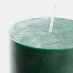 New Blockljus 7x15cm Grön Stearinljus|Blockljus