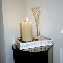 Discount Blockljus 7,5x15cm LED Vit Led- & Batteriljus|Blockljus