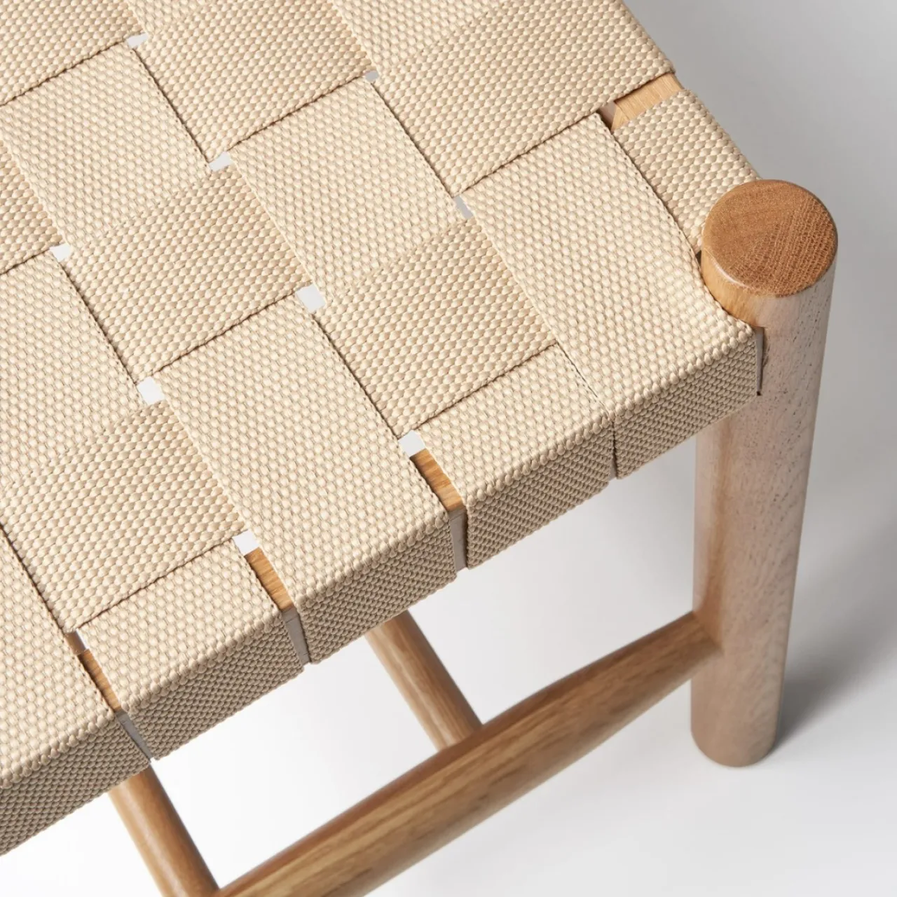 New Bänk Alma m sadelgjord Ek Pallar|Bänkar