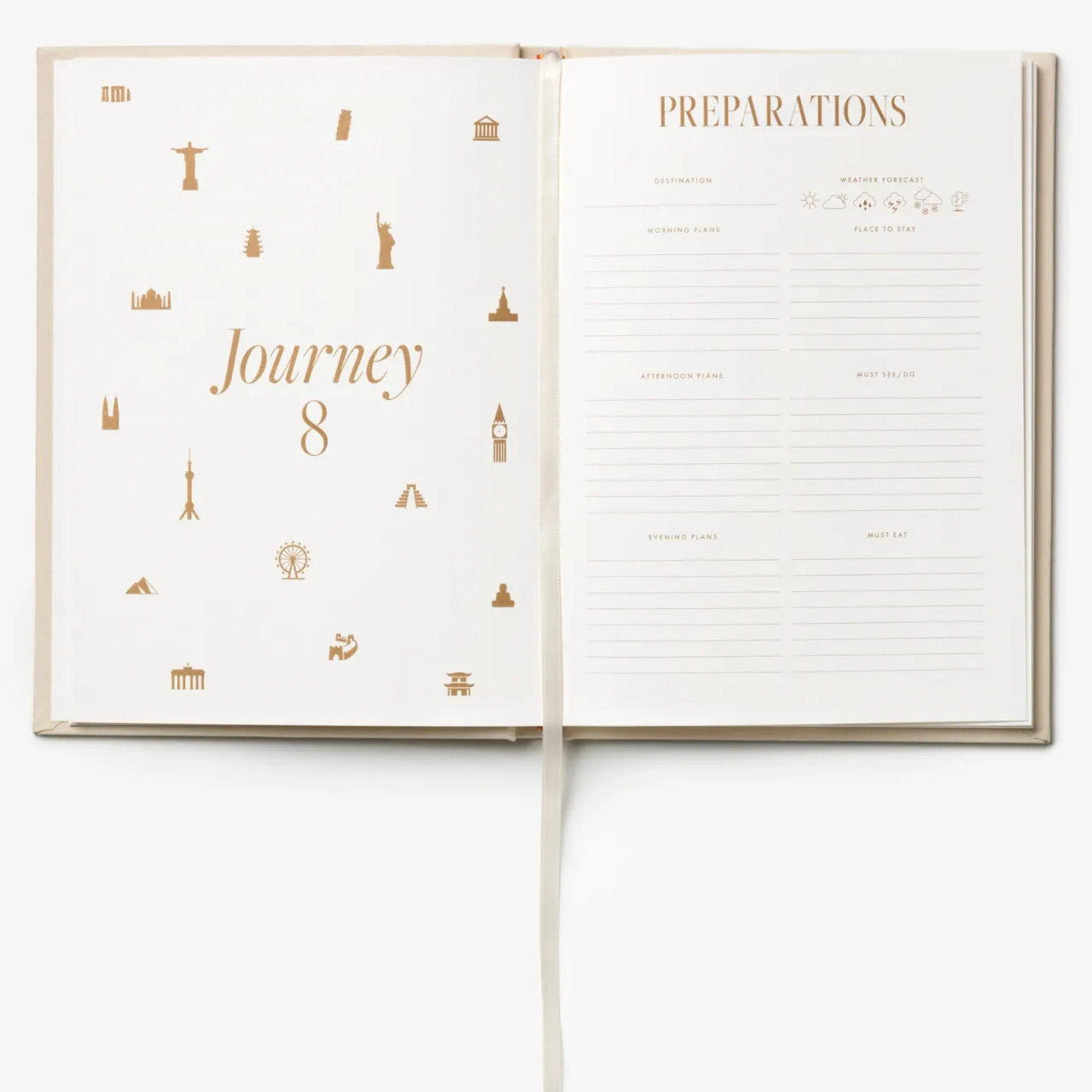 New Bok Bon Voyage - Travel Journal Designböcker|Sommarfavoriter