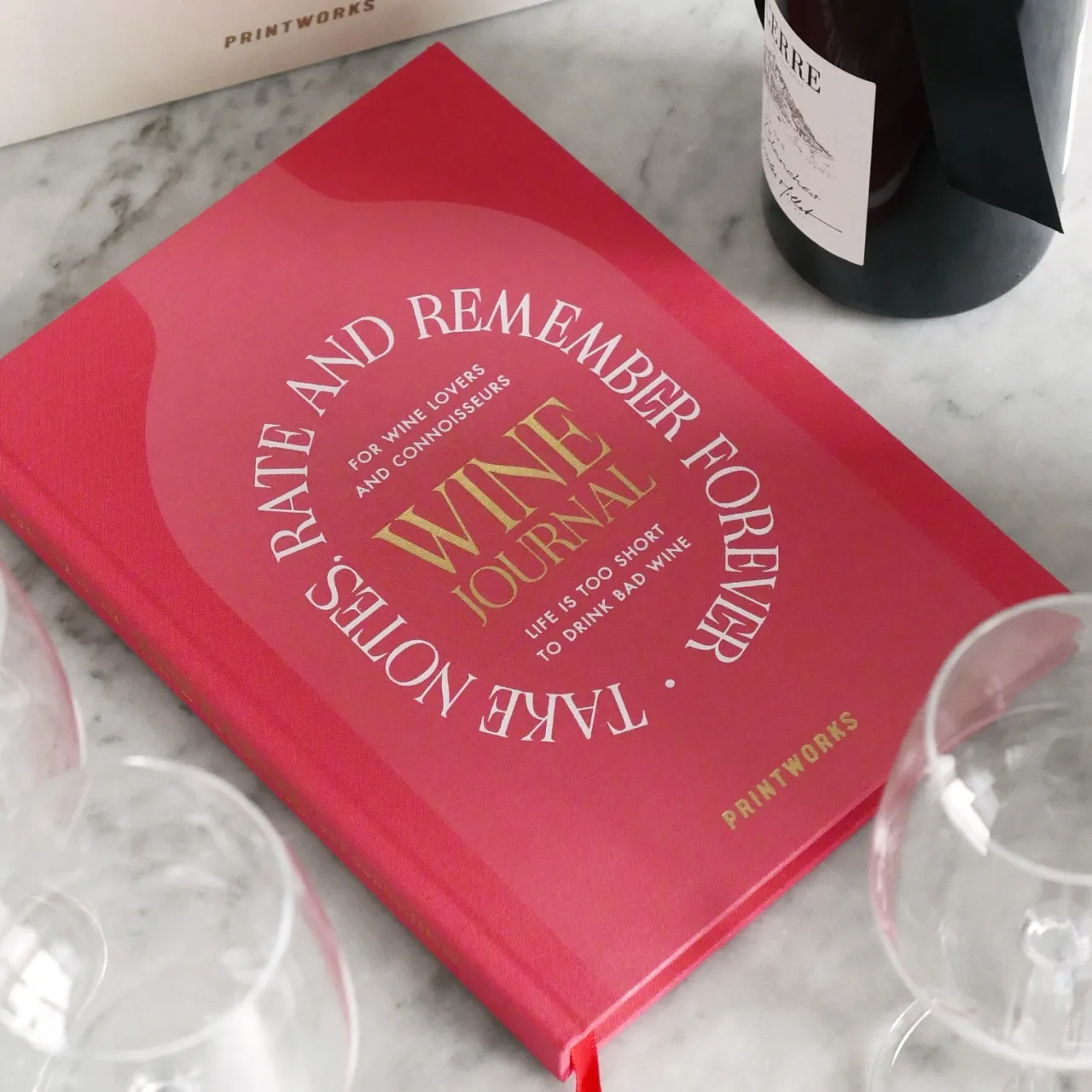 Sale Bok Wine Tasting Journal Designböcker|Sommarfavoriter