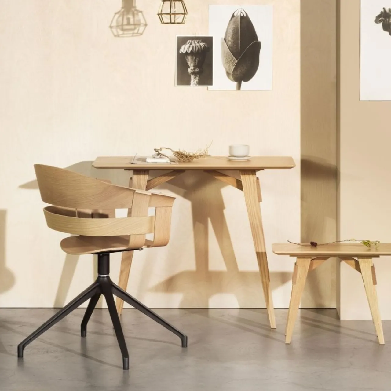 Best Bord Arco sidobord ek Skrivbord|Sidobord