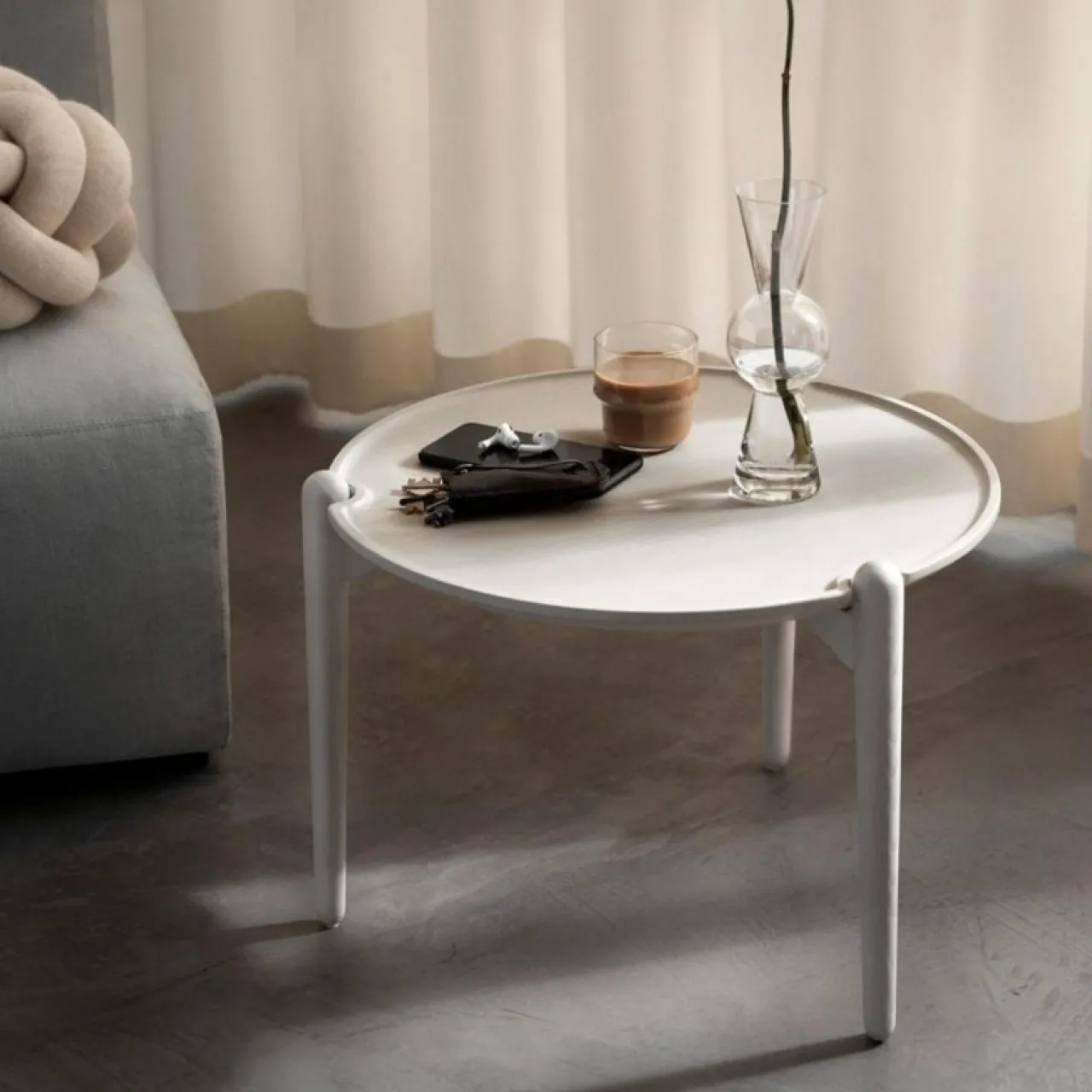 Clearance Bord Aria 50x37cm Brickbord|Runt Soffbord