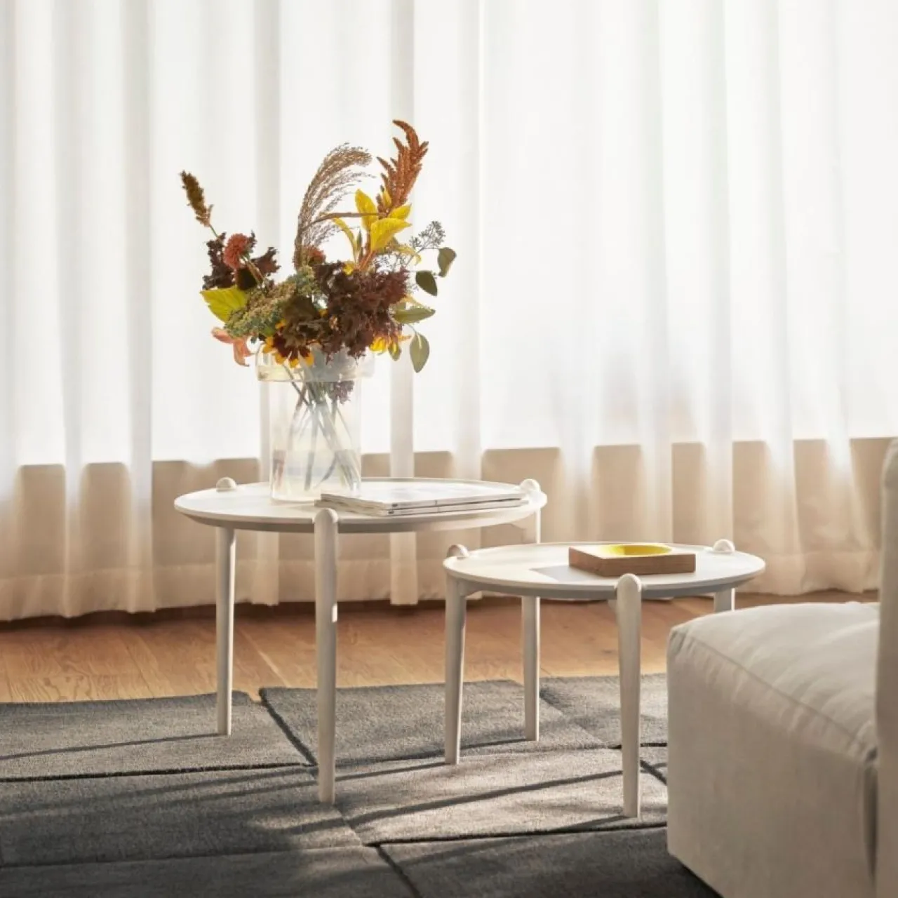 Best Bord Aria 60x46cm Runt Soffbord