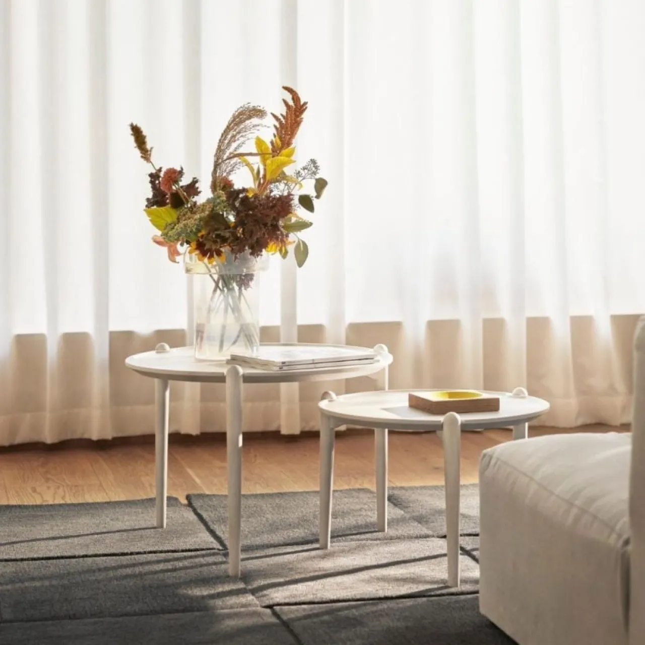 Discount Bord Aria 60x46cm Vit Brickbord|Soffbord I Trä