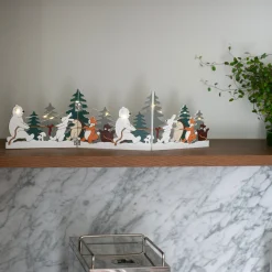 Discount Bordsdekortion Forest friends Julbelysning|Novent