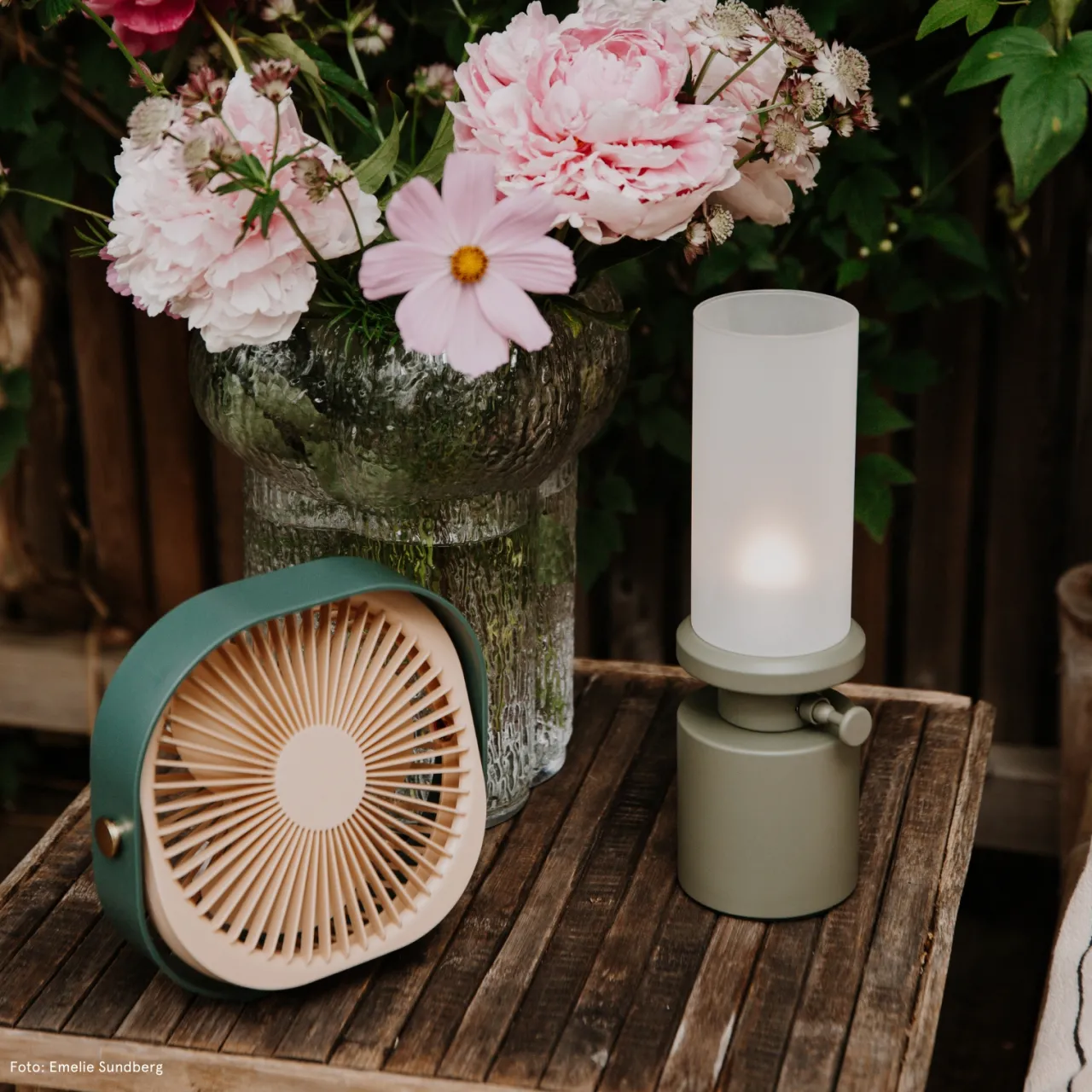 Discount Bordsfläkt trådlös Fantastic grön Sommarfavoriter