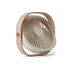 Outlet Bordsfläkt trådlös Fantastic Wood Beige Sommarfavoriter