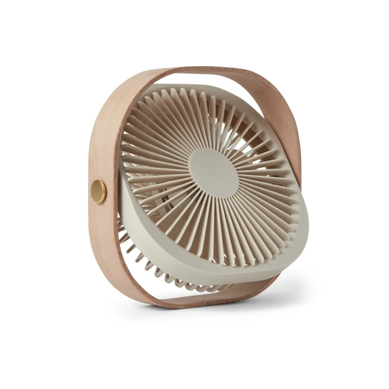Outlet Bordsfläkt trådlös Fantastic Wood Beige Sommarfavoriter
