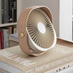 Outlet Bordsfläkt trådlös Fantastic Wood Beige Sommarfavoriter