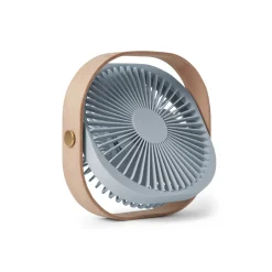 Outlet Bordsfläkt trådlös Fantastic Wood Dusty blue Sommarfavoriter