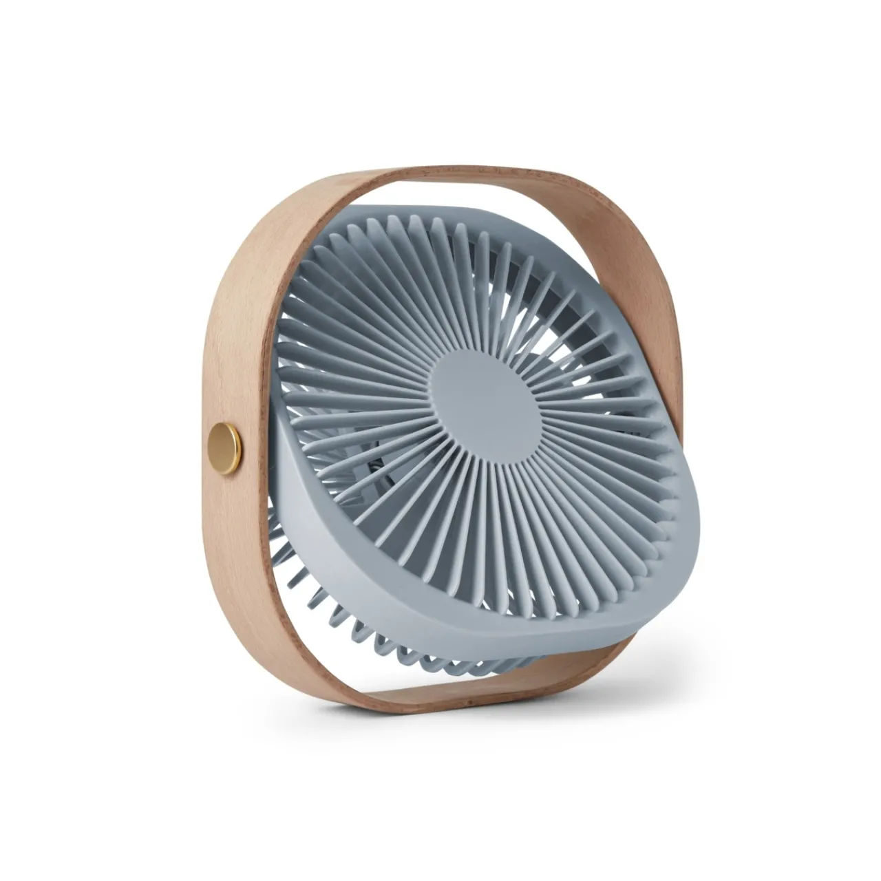 Outlet Bordsfläkt trådlös Fantastic Wood Dusty blue Sommarfavoriter