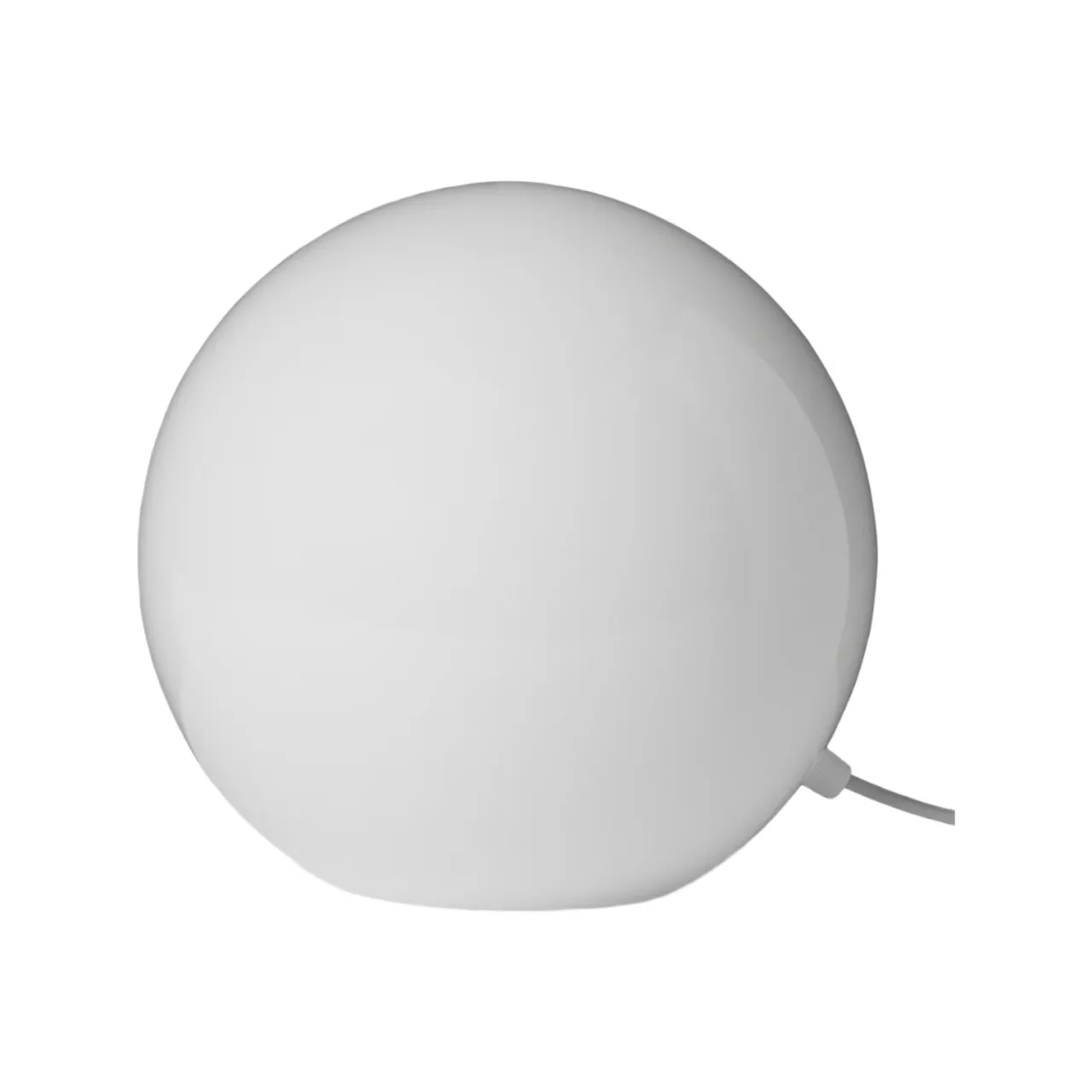 Hot Bordslampa rund glas Vit Bordslampor|Lampor