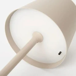 Hot Bordslampa Uppladningsbar ELSA Beige Bordslampor|Uppladdningsbara Lampor