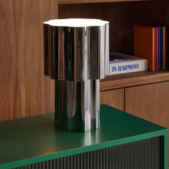 Best Bordslampa Wave 36cm Krom Bordslampor|Lampor