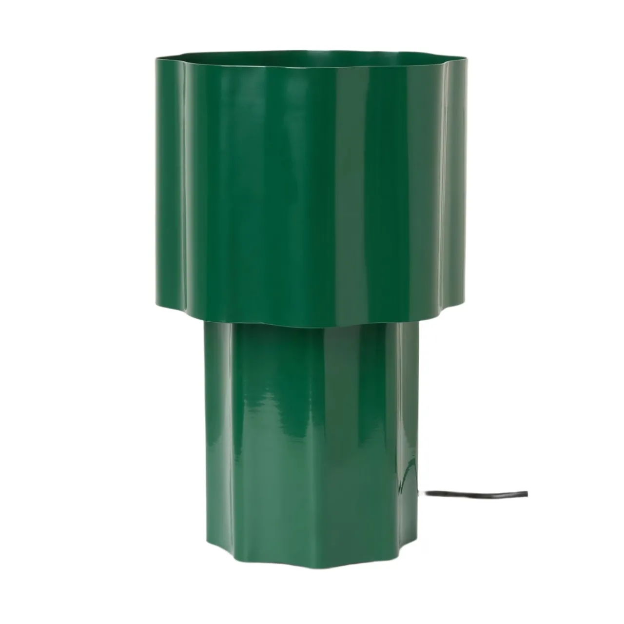 Best Bordslampa Wave 36cm Mörkgrön Bordslampor|Lampor