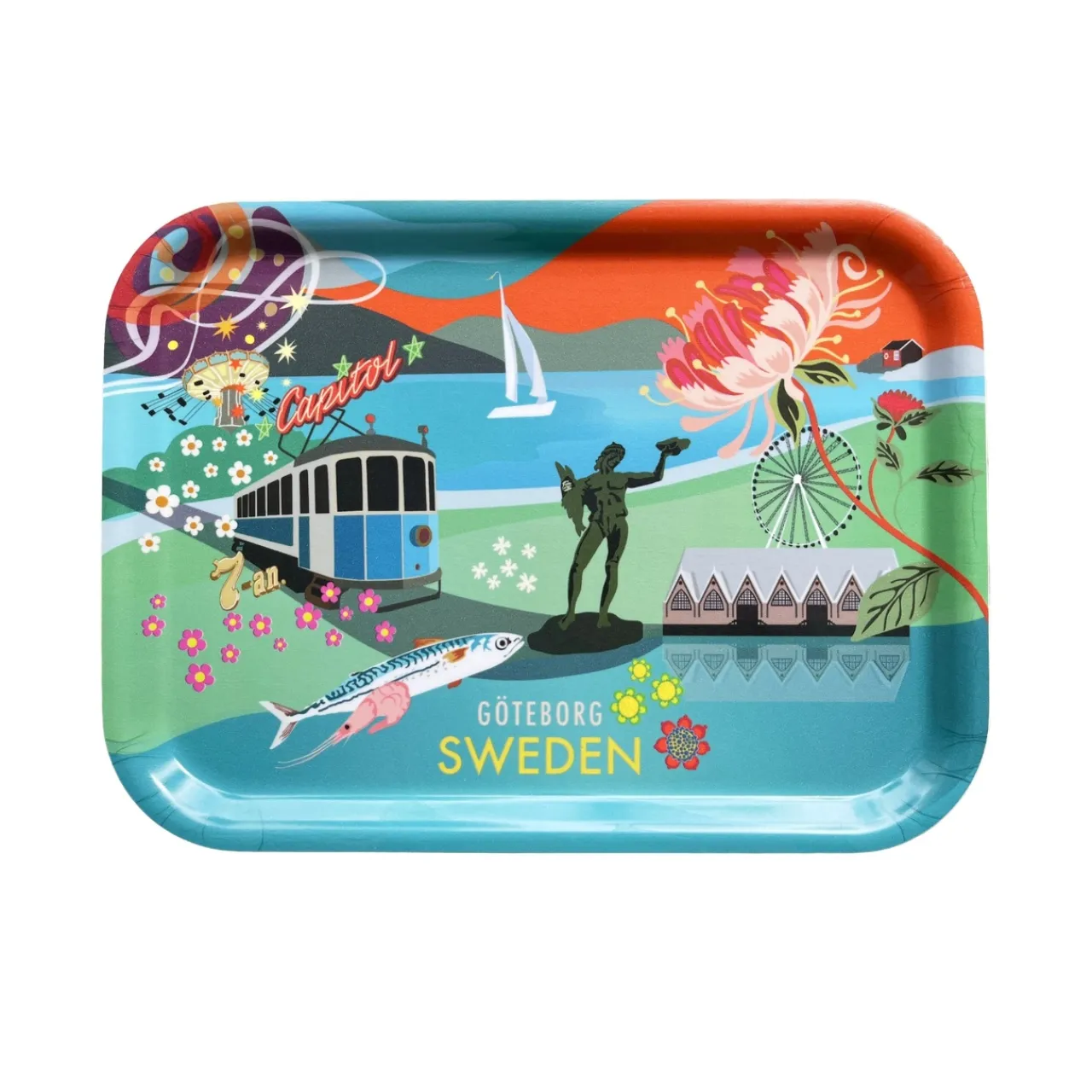 New Bricka 20x27 cm Göteborg Brickor