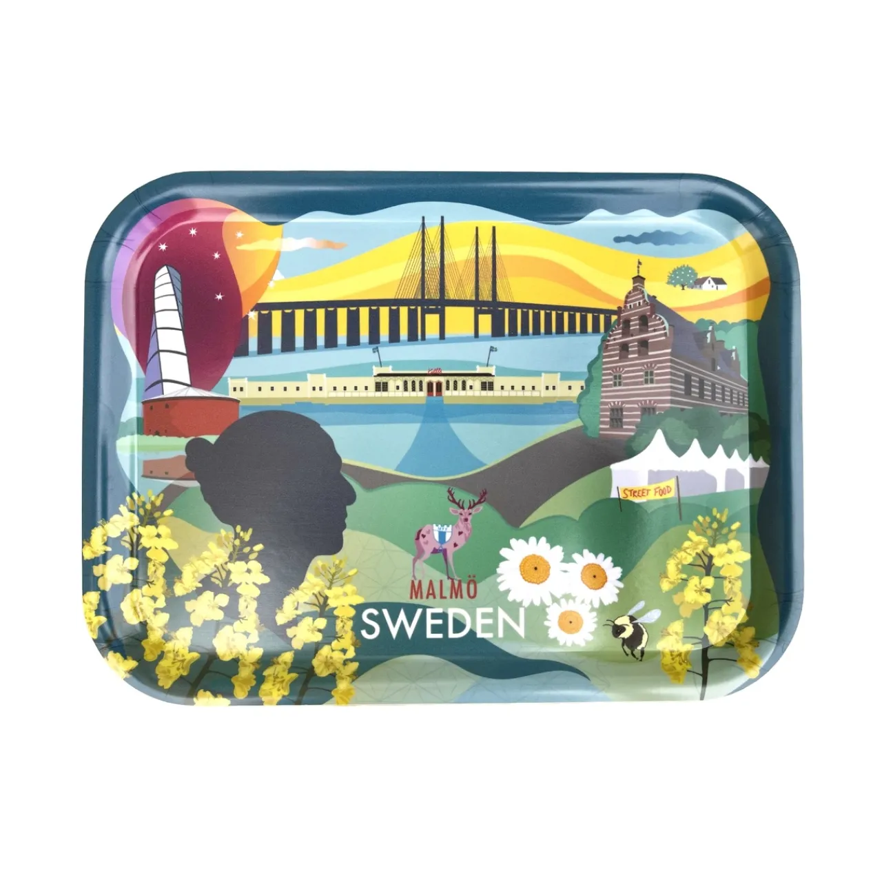 Clearance Bricka 20x27 cm Malmö Brickor