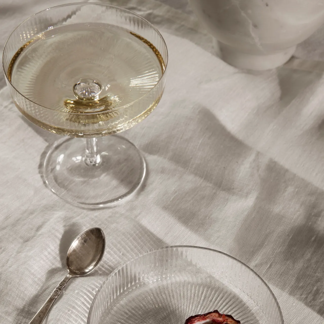 Clearance Champagneglas Ripple 2-P Klar Dessertskålar|Champagneglas