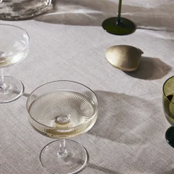 Clearance Champagneglas Ripple 2-P Klar Dessertskålar|Champagneglas