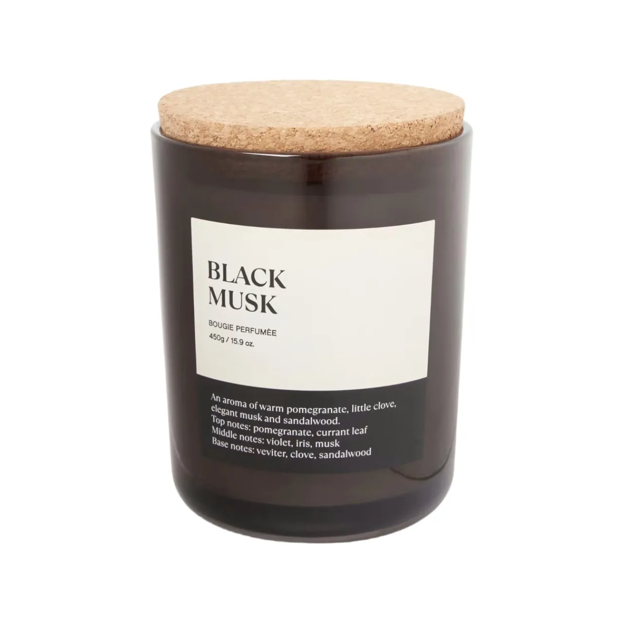 Discount Doftljus med kork lock 450gr Brun Novent|Julfavoriter