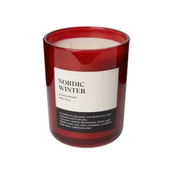 Online Doftljus med kork lock  450gr  röd Novent|Julfavoriter