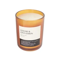 Hot Doftljus med kork lock 450gr Amber Novent|Julfavoriter