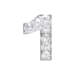 Best DRMZ 1 - Silver Rhinestone Drmz