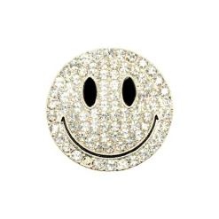 Clearance DRMZ Rhinestone Emoji Silver Drmz