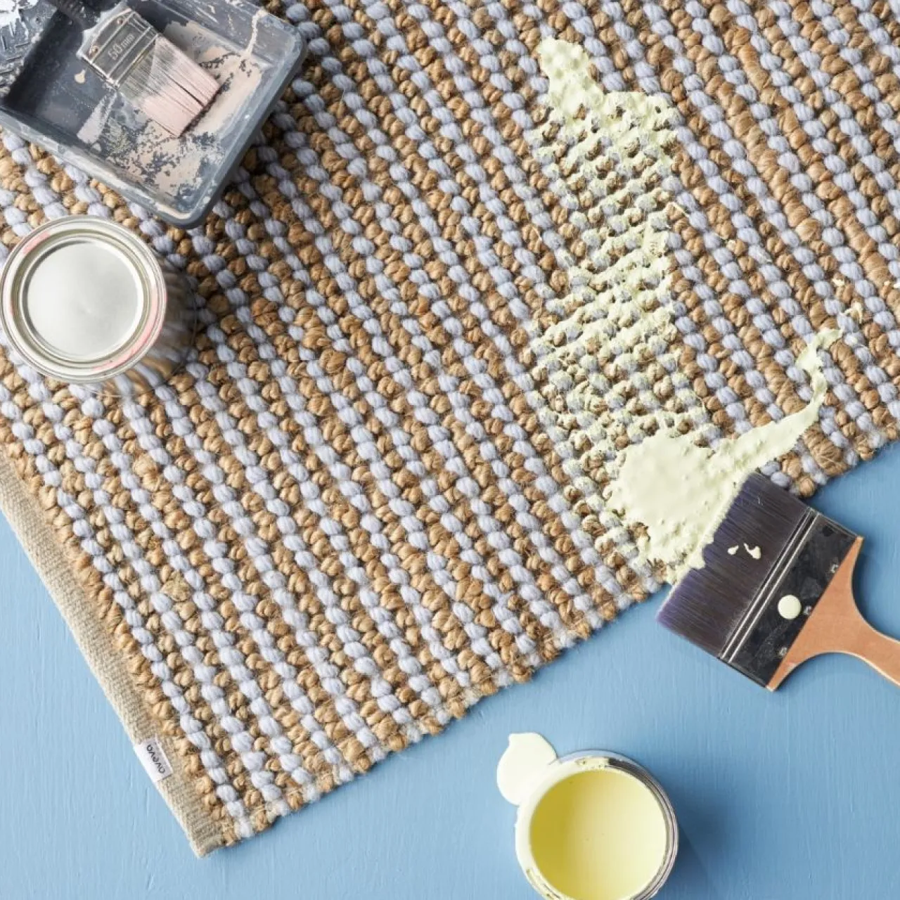 Clearance Dörrmatta Stop 80x50cm Blå Mattor