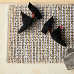 Clearance Dörrmatta Stop 80x50cm Blå Mattor