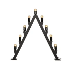 Elljusstake Max Svart Utebelysning|Julbelysning