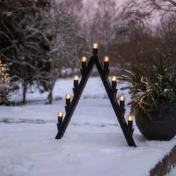 Elljusstake Max Svart Utebelysning|Julbelysning