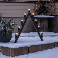 Elljusstake Max Svart Utebelysning|Julbelysning