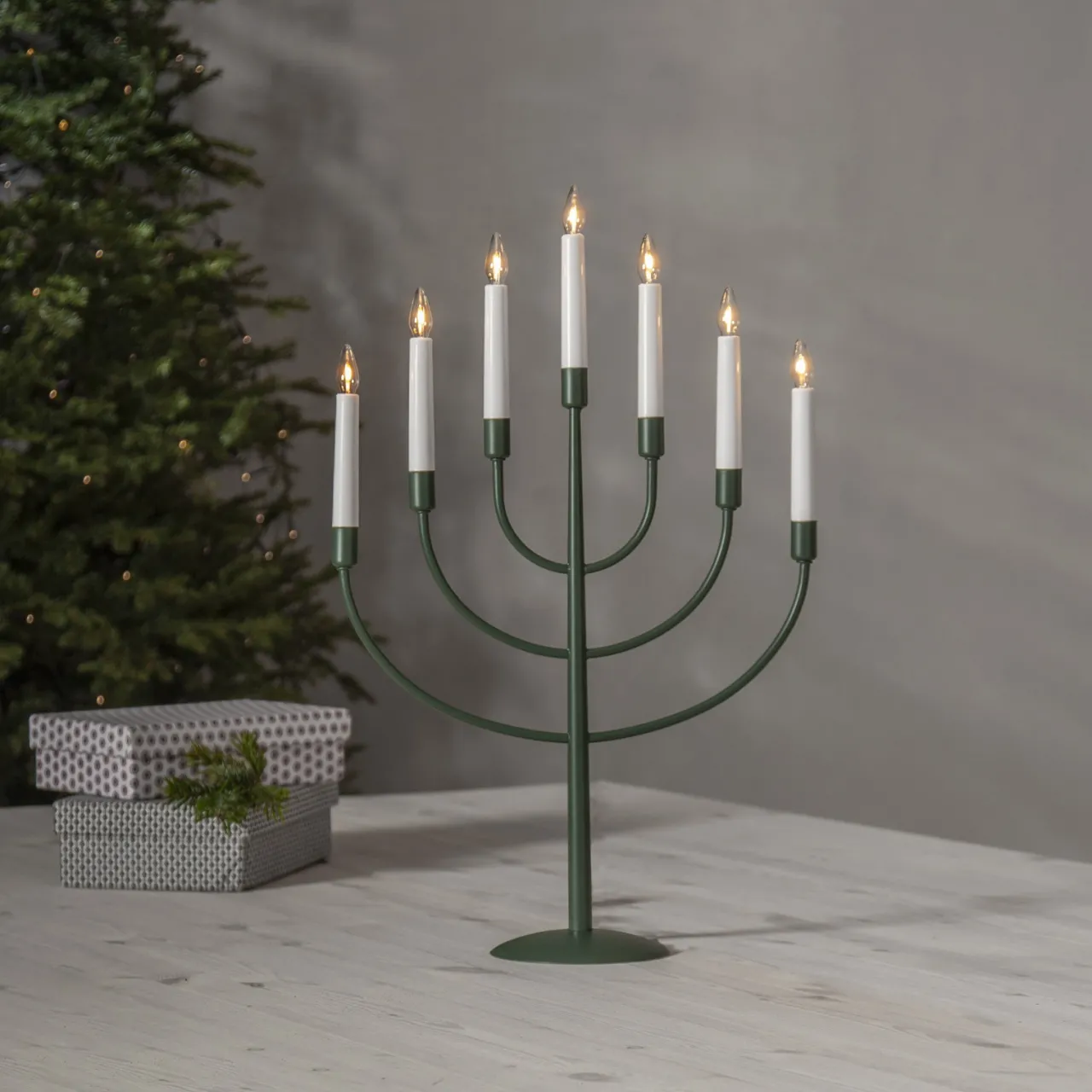 Elljustake Titus grön Julbelysning|Novent