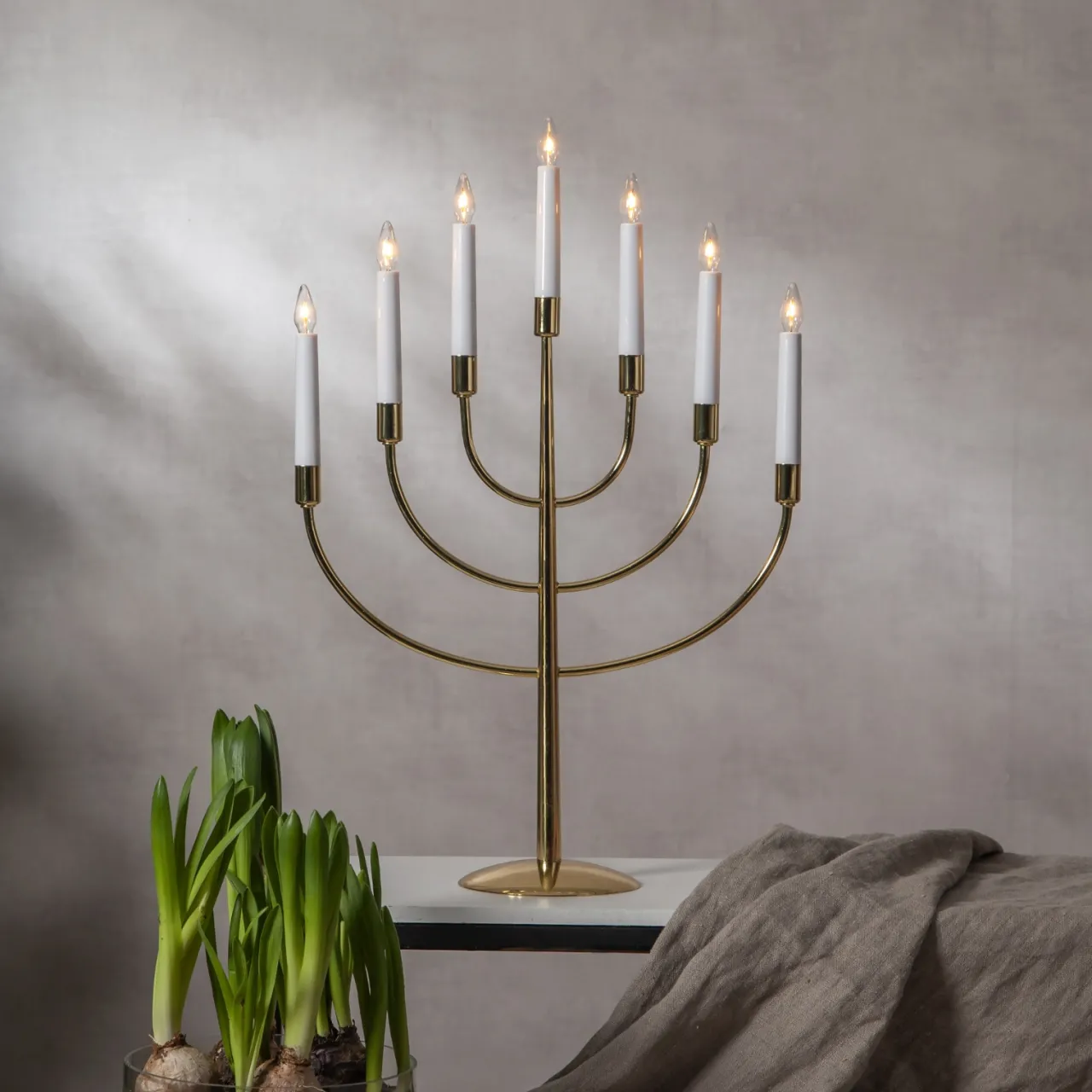 Discount Elljustake Titus Mässing Julbelysning|Novent