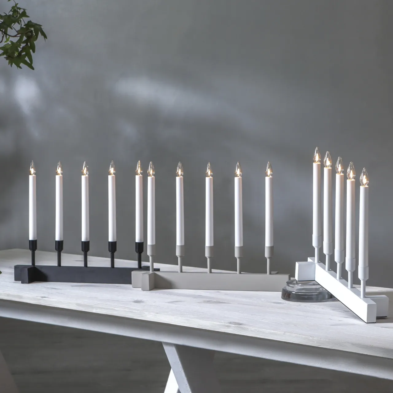 New Elljustake Vind Grå Julbelysning|Novent