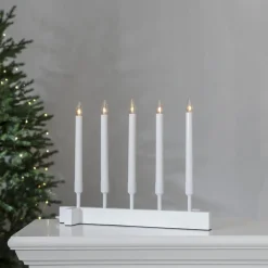 Online Elljustake Vind Vit Julbelysning|Novent