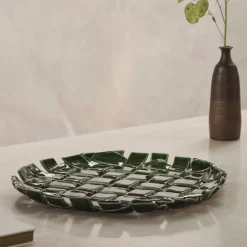 Hot Fat Plait Grön Tallrikar|Köksinredning