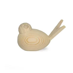 Discount Fågel Trä natur Träfigurer|Julfigurer