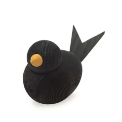 Discount Fågel Trä svart Träfigurer|Julfigurer