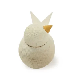 Online Fågel Trä vit Träfigurer|Julfigurer