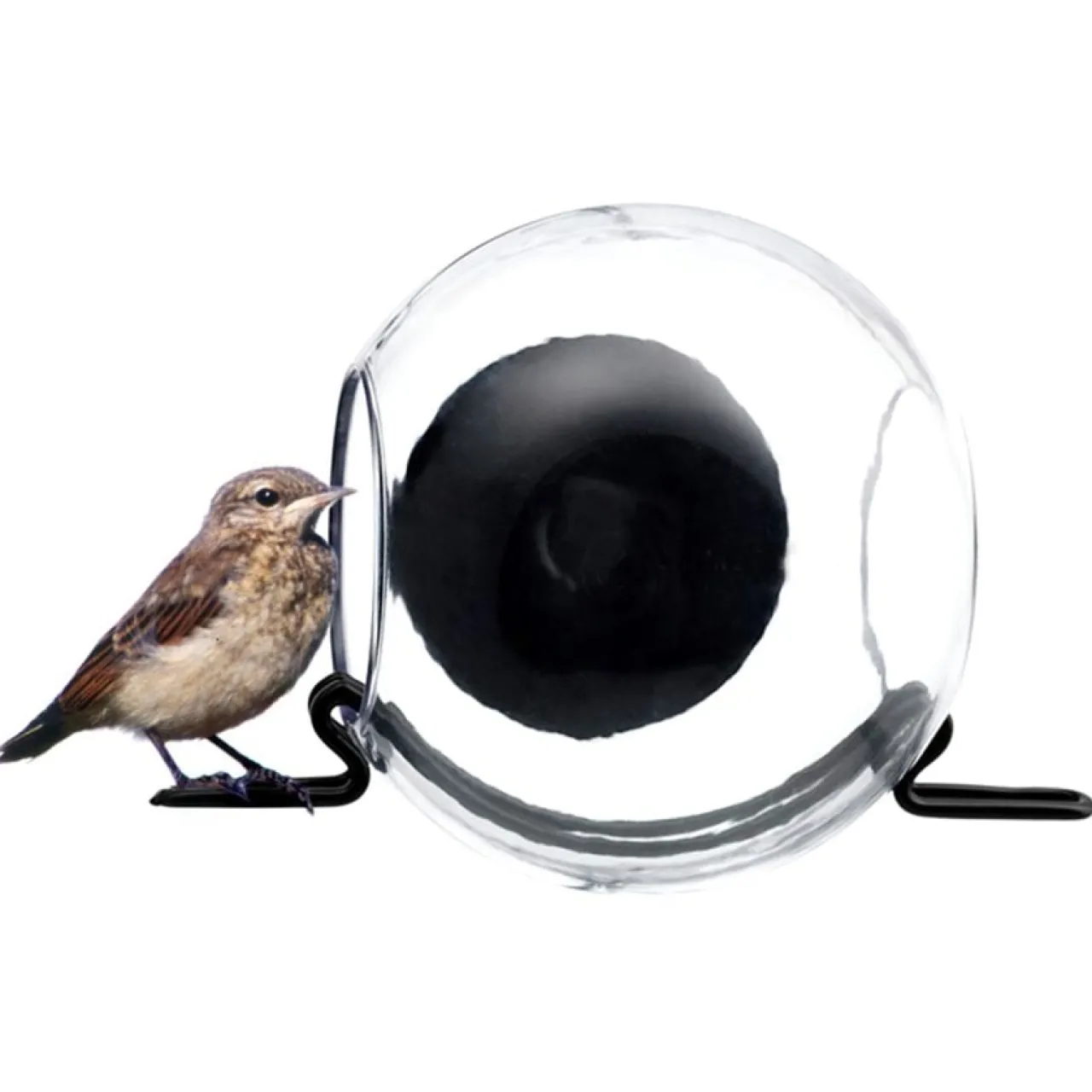 Hot Fågelmatare med sugpropp Träfigurer|Till Julklappsspelet