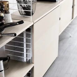 Fällbord beige/beige String Skåp & Fällbord