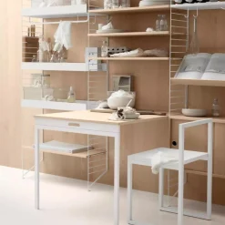 Fällbord beige/beige String Skåp & Fällbord