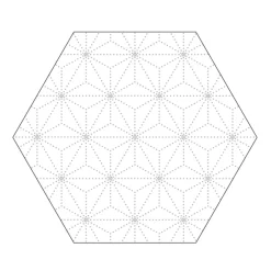Discount Fönstermönster Hexagon 10-p Insynsskydd